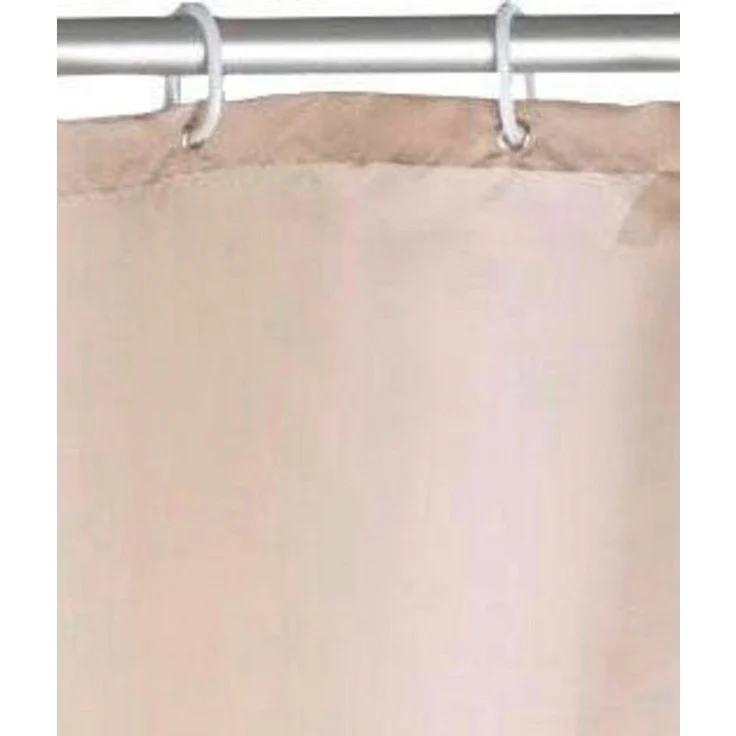 WENKO UNI Duschvorhang 180 x 200 cm, Beige, waschbar – Bild 3