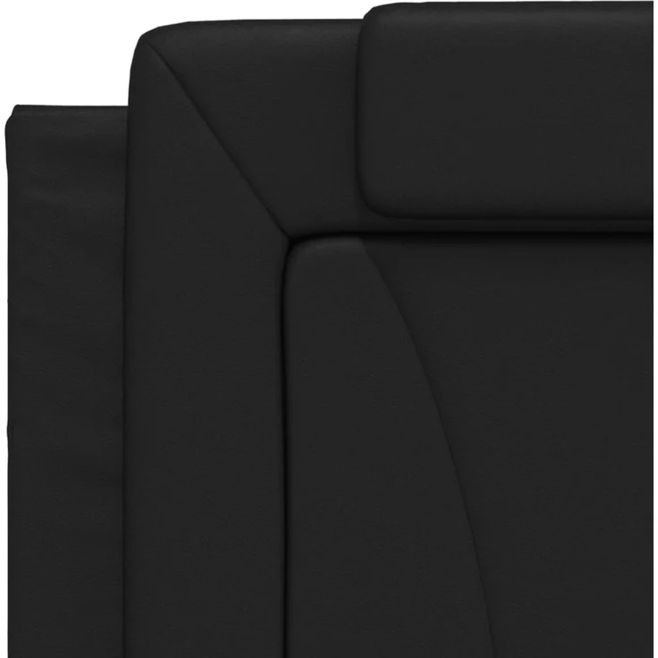 vidaXL Kopfteil-Kissen Schwarz 100 cm Kunstleder 374774 – Bild 5