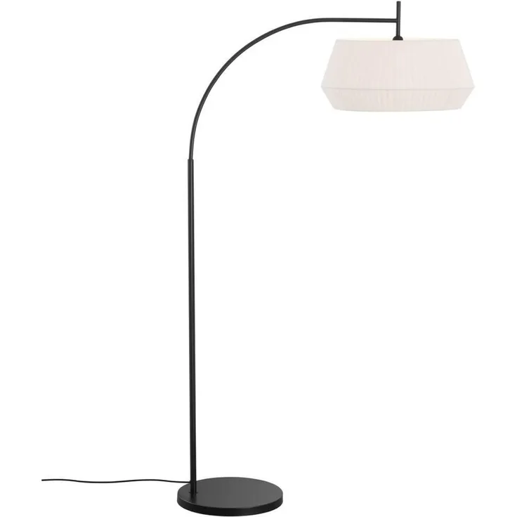 Nordlux DICTE Stehlampe weiß Textil E27 mit Kabelschalter 103,5x53x180cm