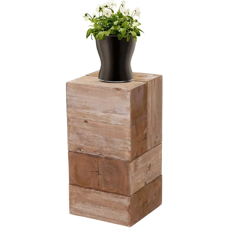 Mendler Blumentisch, Tannenholz rustikal, 60 x 30 x 30 cm
