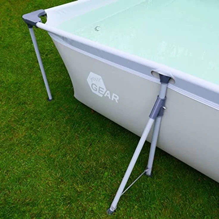 yourGEAR Rechteckpool Pool 300x200x70 cm Gartenpool Planschbecken Familienpool Schwimmbecken – Bild 7