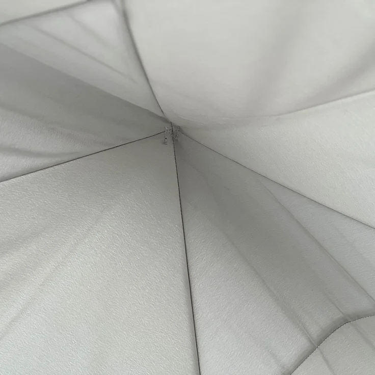 LECO Polyester-Sonnenschutzsegel, für PROFI-Pavillon, Polyester lichtgrau, 3,65x3 m – Bild 3