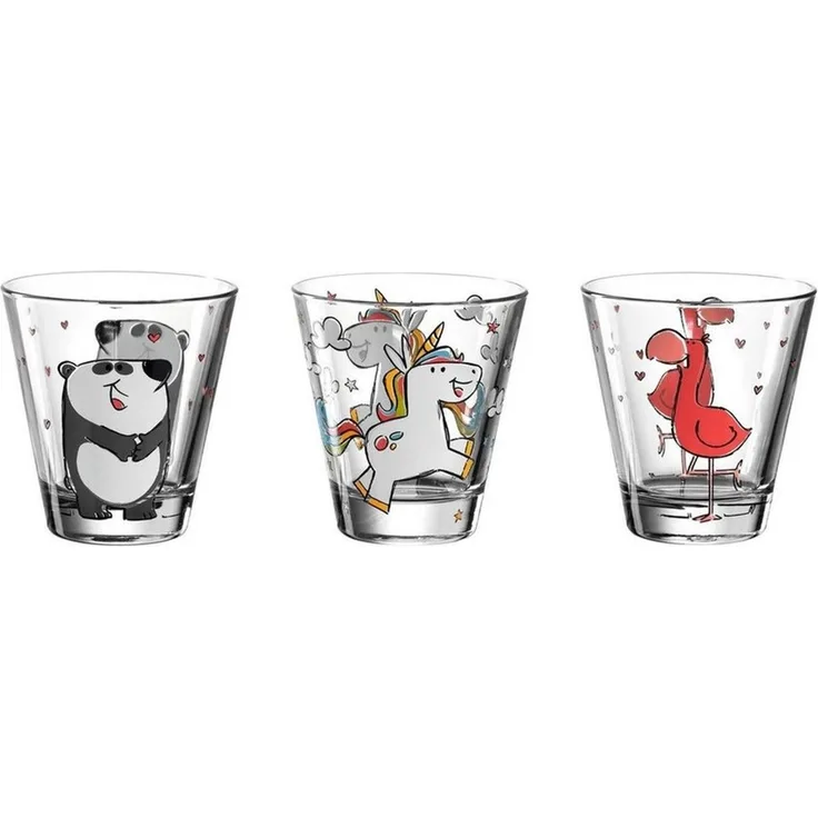 Leonardo BAMBINI 3er Mädchen Kinderbecher Set 215 ml