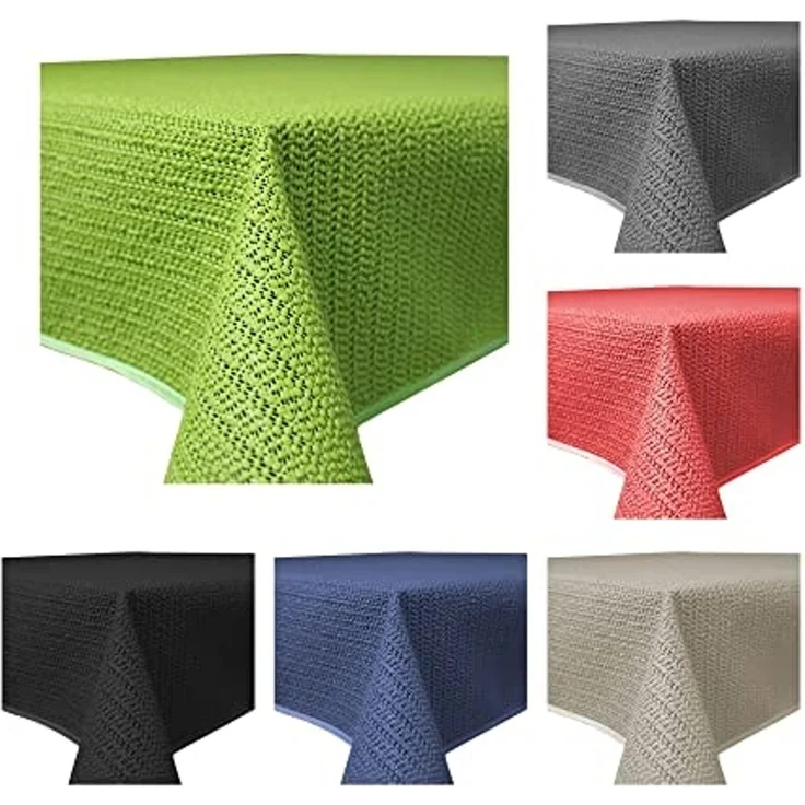 Haus und Deko Tischdecke Garten Tischdecke Outdoor PVC rechteckig Terrasse Balkon rutschfest (1-tlg) – Bild 7