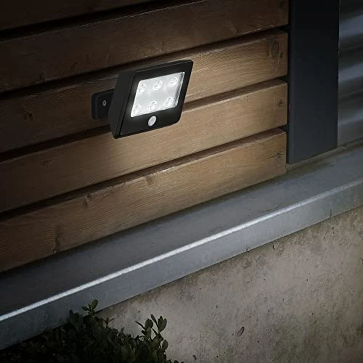 Briloner Leuchten Außen-Wandleuchte LED Außen-Wandlampe Extra-Warmweiß inkl. Sensor Batterie, LED fest integriert, 2700K - Extra - Warmweiß, inkl. Sensor, schwenkbar, Erfassungsbereich 3 m, Batterien – Bild 4