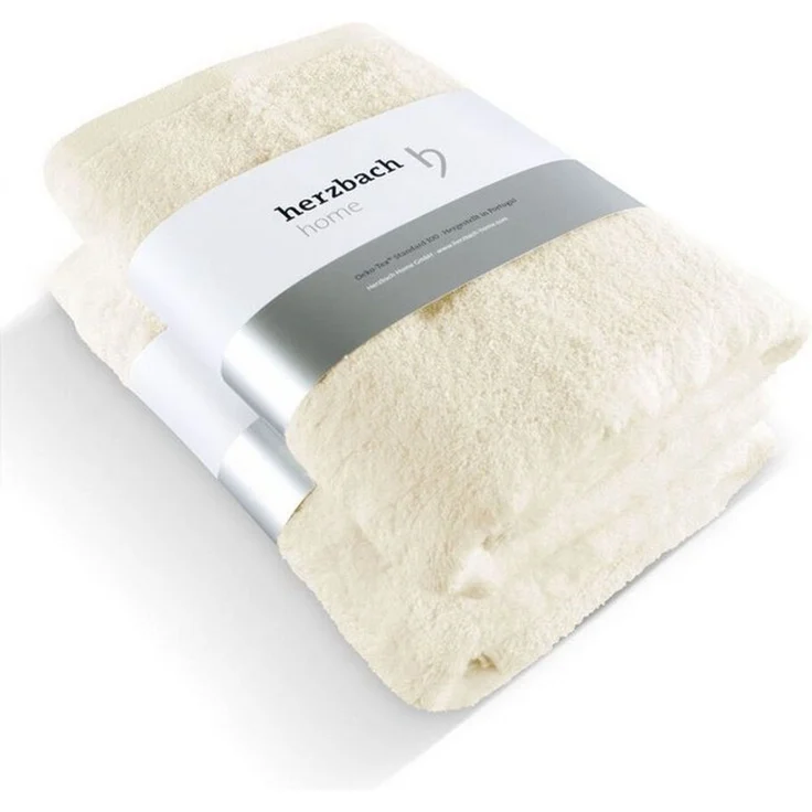herzbach home Duschtücher Pura 70x140 cm, (2-St), 550g/m², Premium-Qualität, 100% Baumwolle, einfarbig – Bild 5
