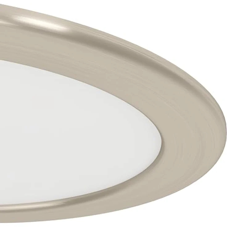 EGLO connect.z Smart-Home LED Bad-Einbaustrahler Fueva 6-Z, Ø 16,8 cm, ZigBee, App und Sprachsteuerung Alexa, warmweiß-kaltweiß, dimmbar, Einbauspot silber, IP44 – Bild 7
