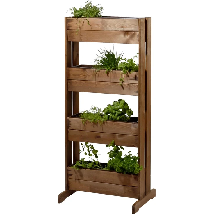 Dobar Vertikalbeet mit 4 Pflanzkästen, bernstein – Bild 5