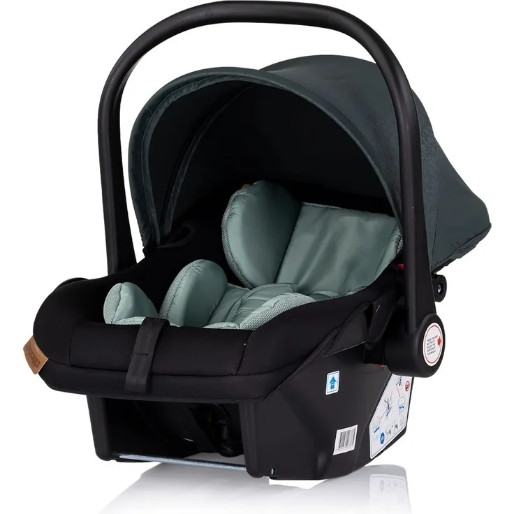 Chipolino Babyschale Amore i-Size Gruppe 0+ (0 - 13 kg) Kissen Griff verstellbar tuerkis