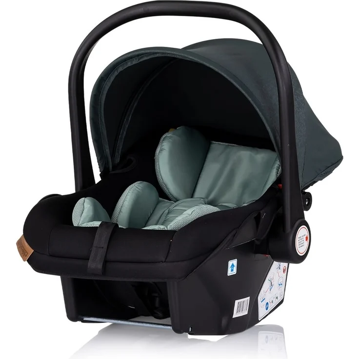 Chipolino Babyschale Amore i-Size Gruppe 0+ (0 - 13 kg) Kissen Griff verstellbar tuerkis – Bild 1