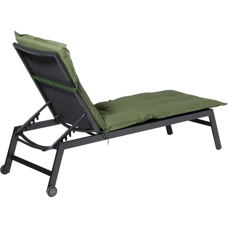 Allibert Liegenauflage Basic ca. 200 x 65 cm grün 50% Baumwolle / 50% Polyester – Bild 3