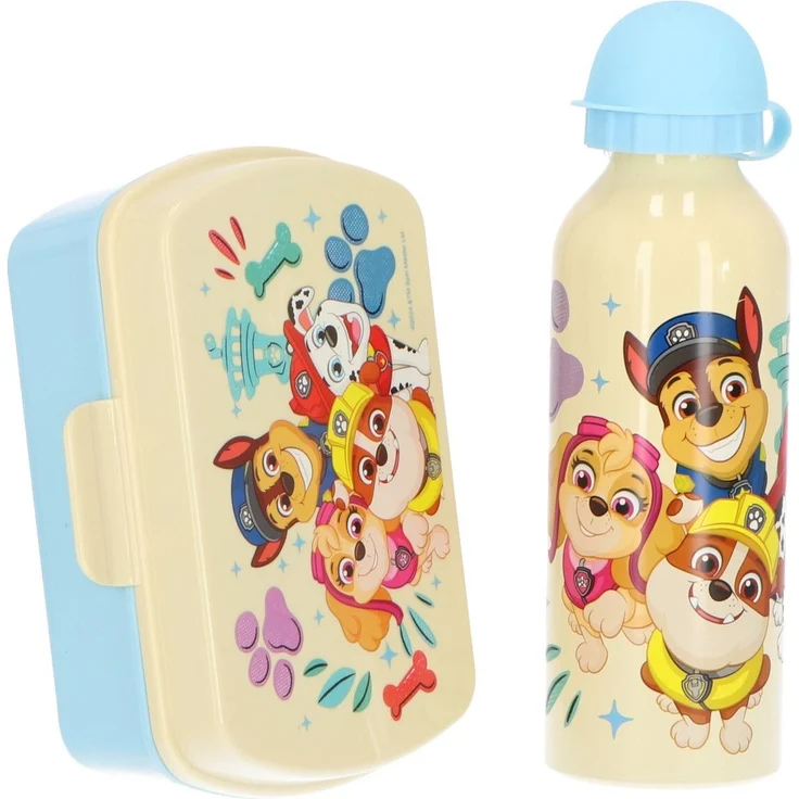 Paw Patrol Lunchpaket – Praktisches Set mit Lunchbox und Trinkflasche für Kinder – Bild 1