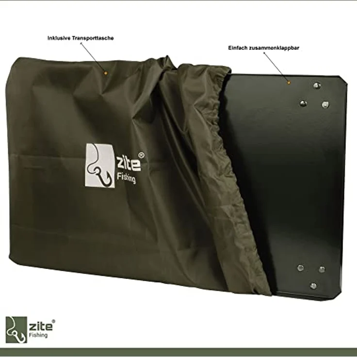 Zite Klapptisch Großer Bivvy Table Angeltisch mit Tasche für Karpfenangeln & Mehr – Bild 4