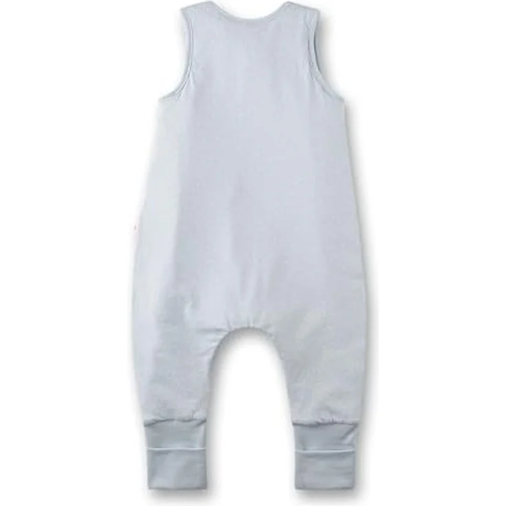 SANETTA Baby-Schlafsack mit Füßen Blau | Praktischer und bequemer Unisex-Schlafsack aus Bio-Baumwolle. Baby-Schlafsack mit Reißverschluss und Regenbogen-Print | Baby Sleeping Bag – Bild 2