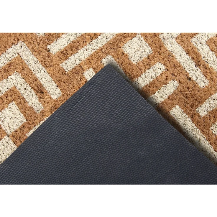 HANSE Home Fußmatte Mix Mats Kokos Hello Geometric, Türmatte, rechteckig, Höhe: 15 mm, Kokos, Schmutzfangmatte, Outdoor, Rutschfest, Innen, Kokosmatte, Flur – Bild 4