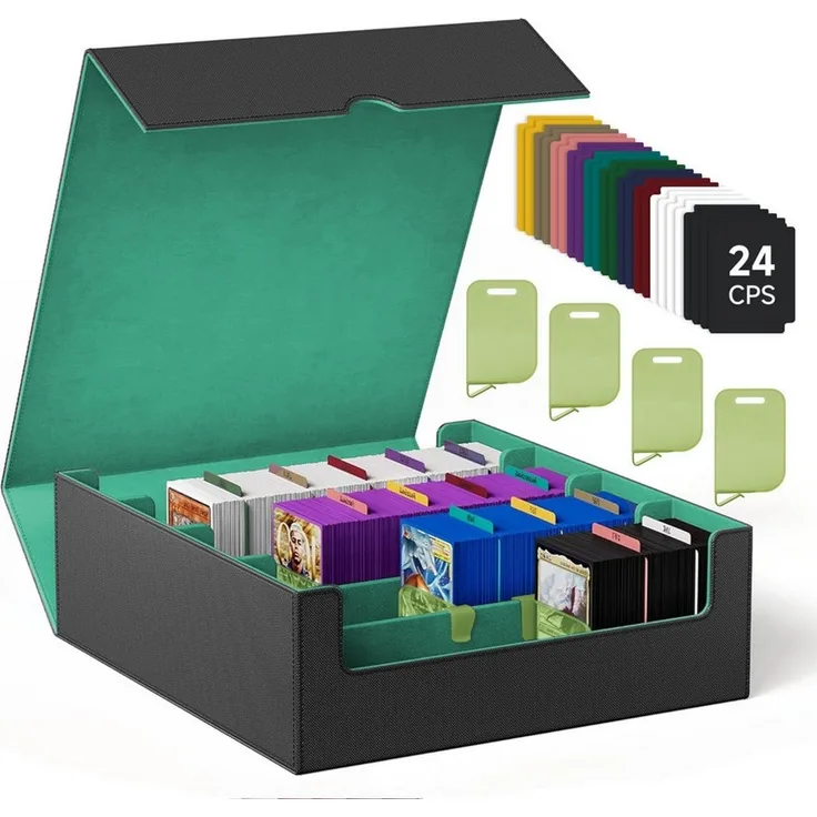 OSTWOLKE Aufbewahrungsbox Kartenaufbewahrungsbox 2400+ MTG Commander Deckbox Sammelkarten Box