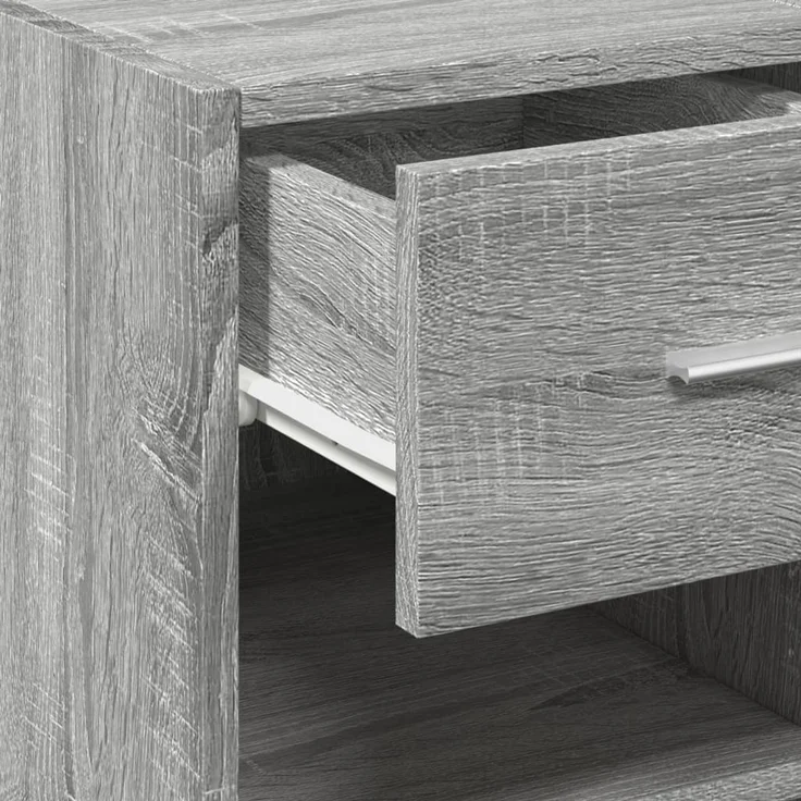 Highboard Grau Sonoma 50 x 42,5 x 93 cm Holzwerkstoff – Bild 8