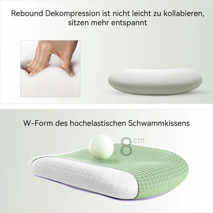 Ergonomischer SIHOO M18 Bürostuhl Verstellbare Kopfstütze – Bild 5