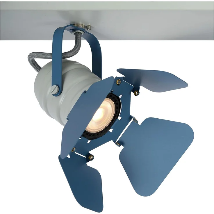 Lucide PICTO Deckenleuchte Kinderzimmer 3x GU10 Leuchtmittel Blau Deckenstrahler 19165 – Bild 6
