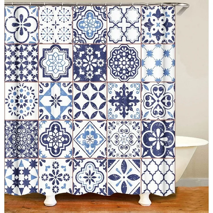M&W DAS DESIGN Duschvorhang Anti schimmel Waschbar bad vorhang Shower curtains 180x200 – Bild 2