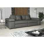 Big Sofa Couchgarnitur Megasofa Riesensofa AREZZO Stoff Now or Never Dunkelgrau