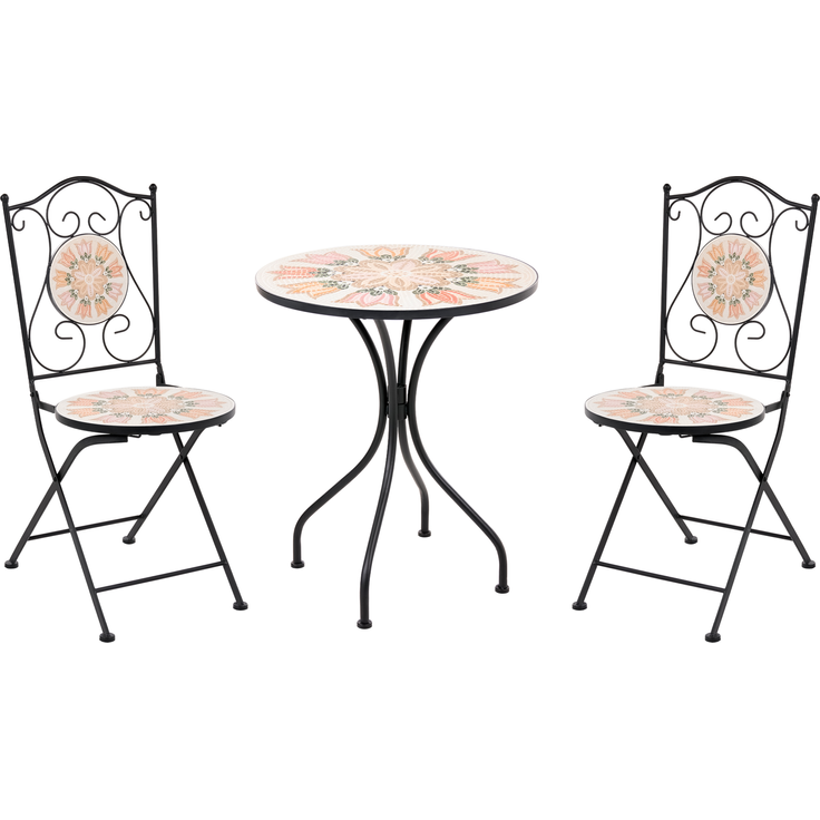 Bistro Set SETTALA Metall Bunt