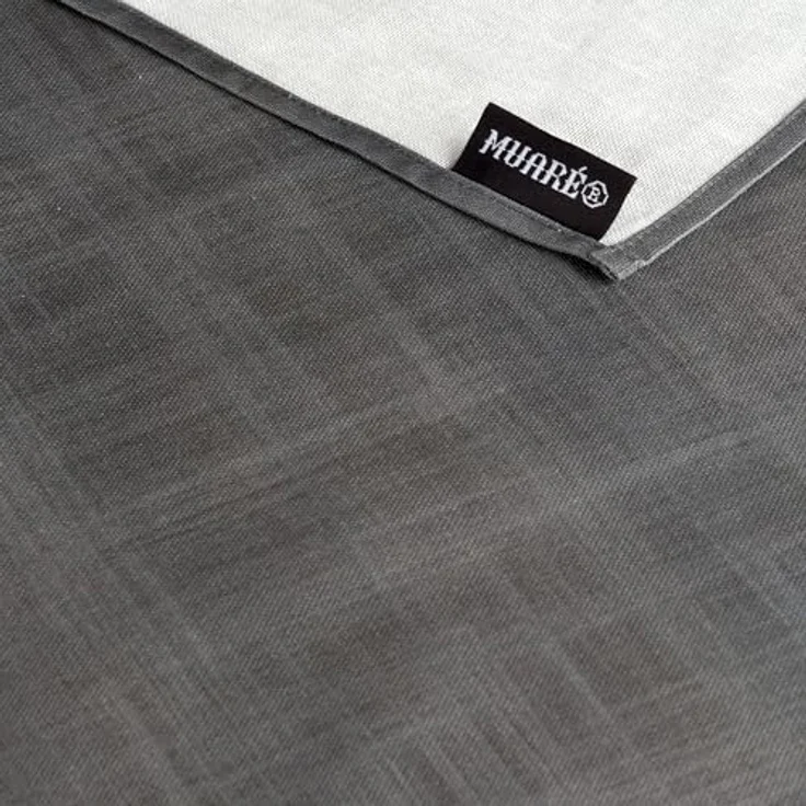 BL BELUM Belum Tischdecke, XL, 250 x 180 cm, harzbeschichtet, 100 % Bio-Baumwolle, harzbeschichtete Tischdecke, groß, rechteckige Tischdecke ohne Steifigkeit, wasserdichte Tischdecke, Schwarz – Bild 8