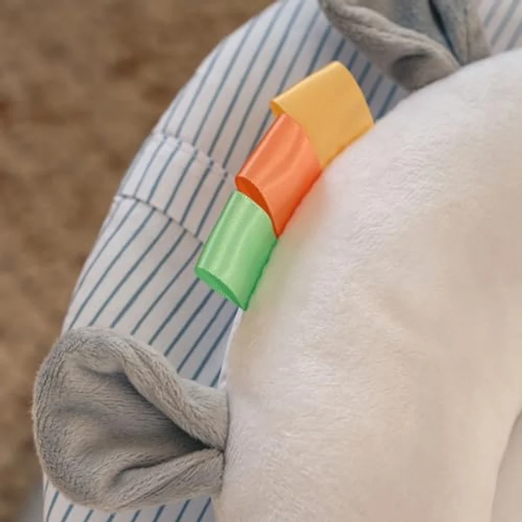 Ingenuity Swing 'n Go Babyschaukel & Babywippe Chambray mit Spielbogen, 5-Punkt-Sicherheitsgurt, 5 Schaukelgeschwindigkeiten, 8 Melodien, WhisperQuiet-Technologie – Bild 12