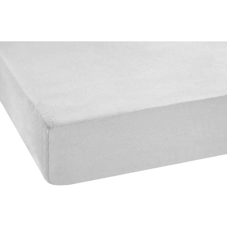 Setex - Feinbiber Bettlaken mit Gummizug kuschelig weich - Biber Spannbettlaken aus 100% Baumwolle mit rundum Spanngummi - Bettwäsche ganzjährig - Betttuch 140x200 cm Weiß – Bild 2