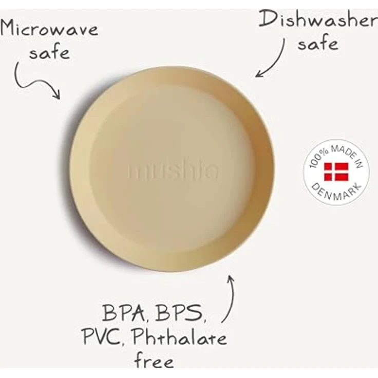 Mushie Mushie -2 Round Smoke plates – Bild 9