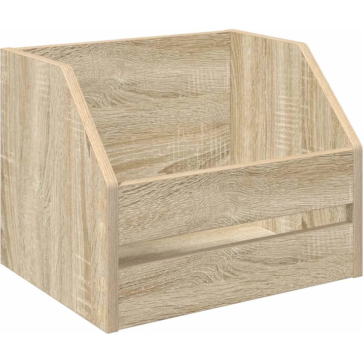 vidaXL Vinyl Album Box 2 Stk. Sonoma-Eiche 38 x 30 x 29 cm 8012815 – Bild 4