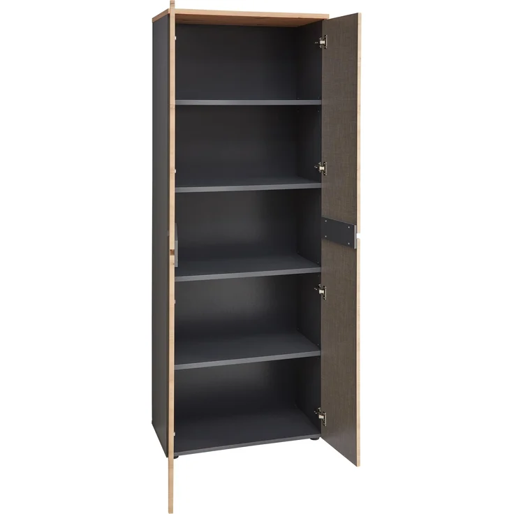Komplettbüro MEMPHIS III 11-teilig Front Artisan Eiche Korpus Graphit – Bild 5