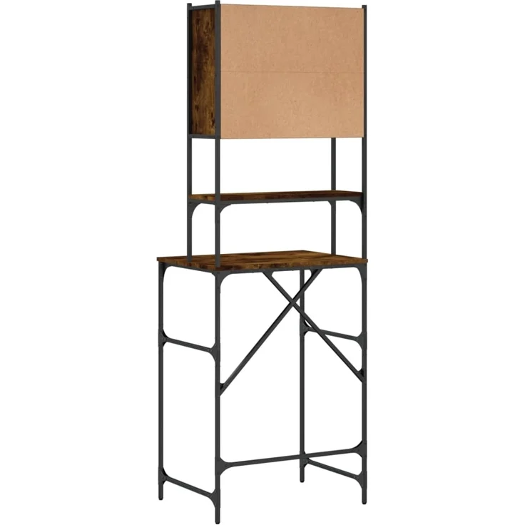 vidaXL Waschmaschinenschrank Räuchereiche 68x48,5x194 cm 838975 – Bild 9