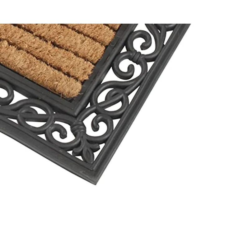 Kai Wiechmann Fußmatte Premium Fußabtreter rechteckig 76 x 46 cm als Tür Schmutzfangmatte, rechteckig, antibakterieller und rutschfester Türvorleger – Bild 6