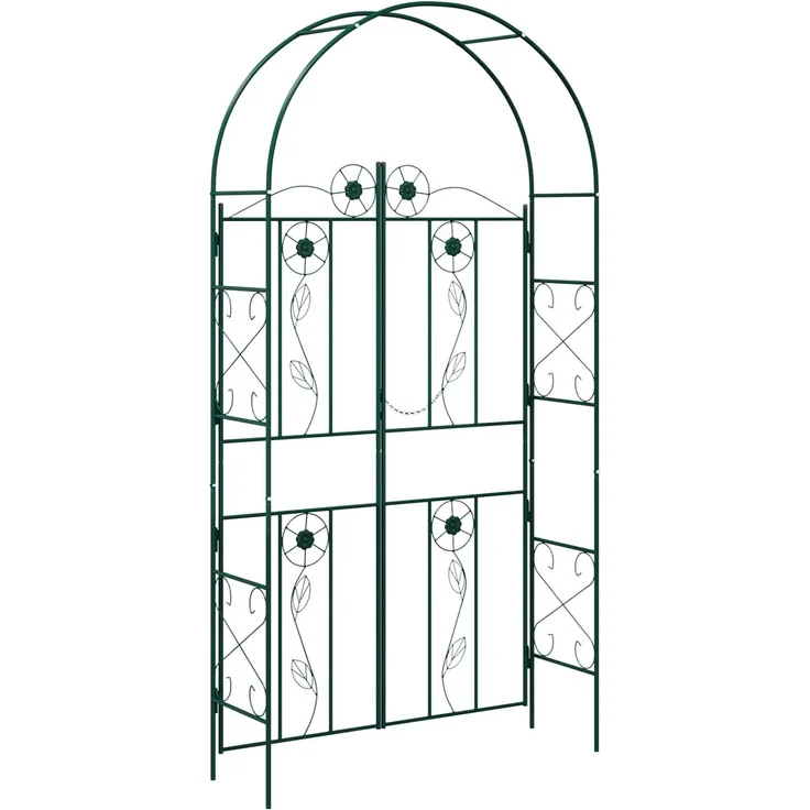 vidaXL Gartenbogen Uni Grün 115 x 37 x 226 cm 42021349 – Bild 8