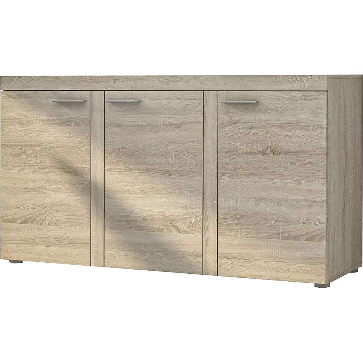 AX LIVING Sideboard Wohnzimmer Spacoro 3D – Modern in Eiche Sonoma – Bild 2