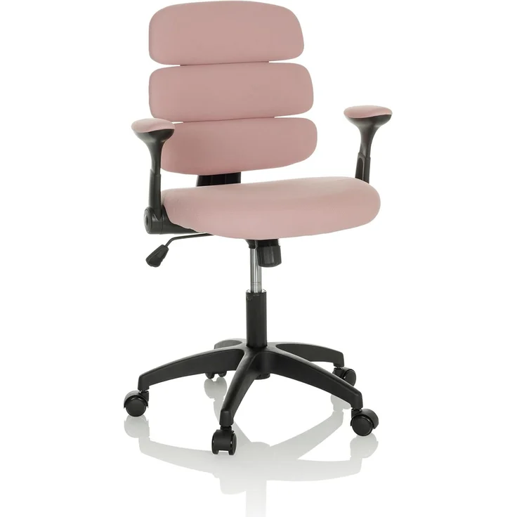 hjh OFFICE Kinderdrehstuhl Kid ERGOLINO B Drehstuhl mit ergonomischer Rückenlehne, Rosa, 736434 – Bild 1