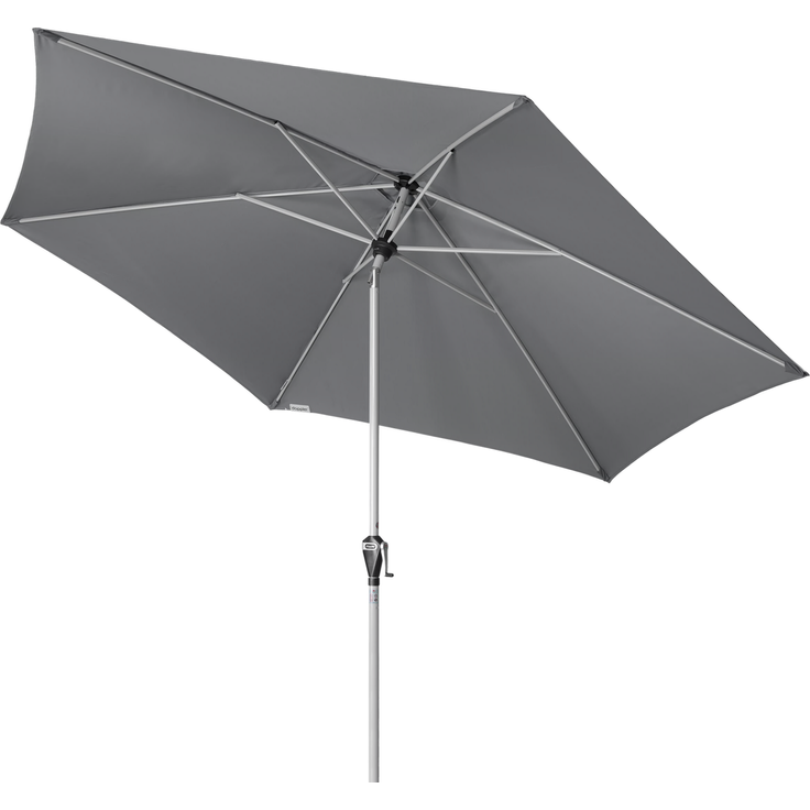 Doppler Sonnenschirm / Kurbelschirm "Active Auto Tilt 320", 320 cm Anthrazit – Bild 2