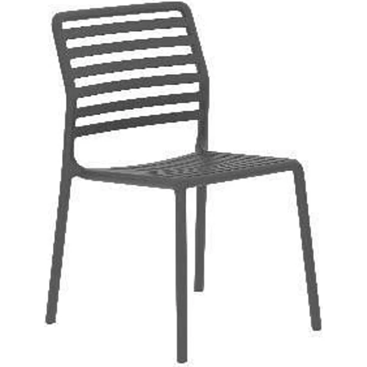 Primaster Stapelstuhl Toledo Kunststoff anthrazit B-Ware – Bild 3