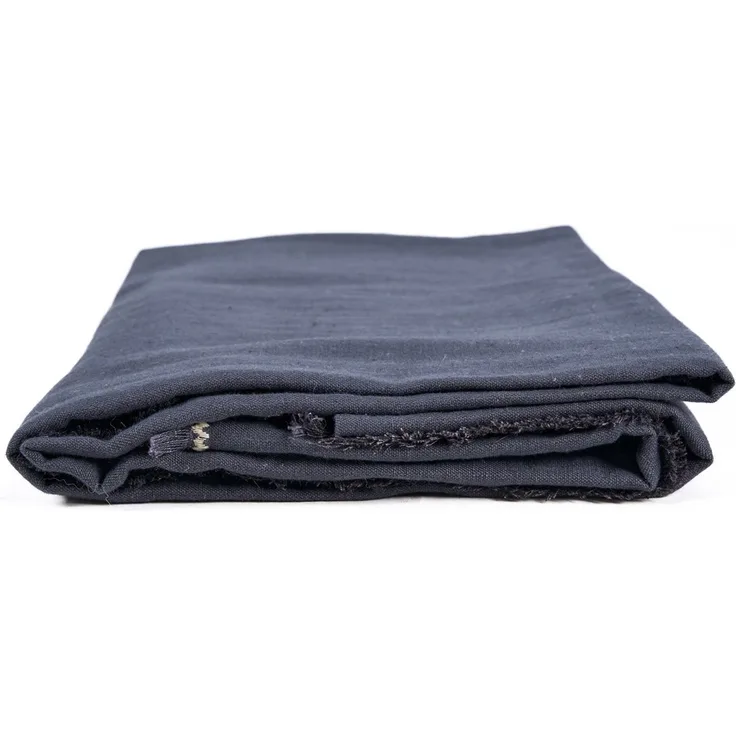 Die Tuscany Tischdecke - Schwarz Natur - 150x250