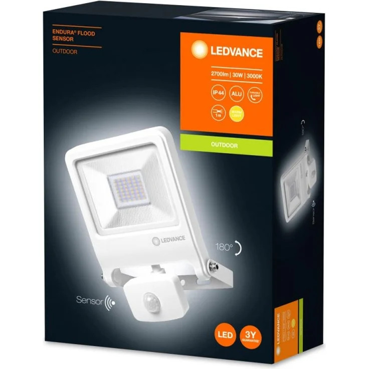 LEDVANCE ENDURA® FLOOD Sensor Warm White 30 W 3000 K WT – Bild 6