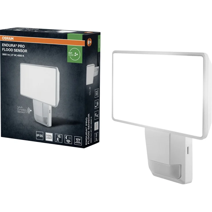 Osram Außenleuchte ENDURA PRO Flood Sensor 27W 4000K IP55 weiß – Bild 4