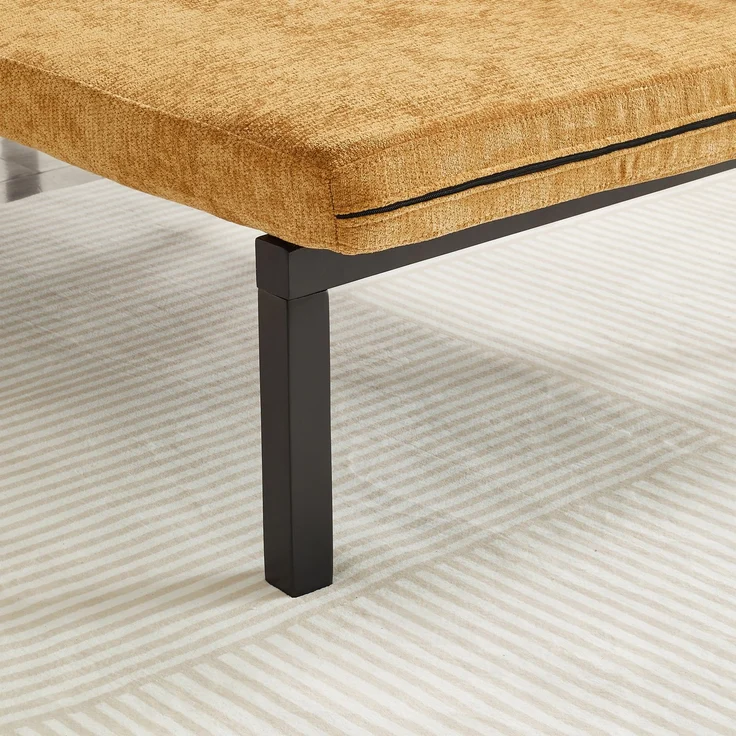 ZUBALIYA Sofa, für Wohnzimmer und Apartments, mit stabilem Untergestell, für den täglichen Gebrauch, für funktionale Raumgestaltung, Natur – Bild 8