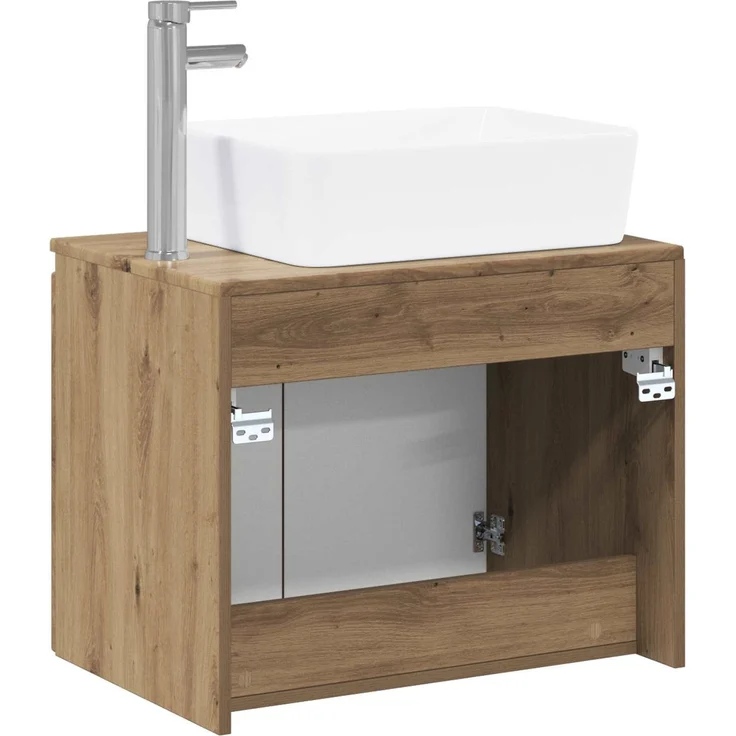 vidaXL Badezimmermöbel-Set Artisan-Eiche Holzwerkstoff 3404339 – Bild 7