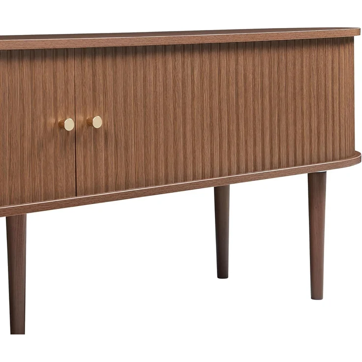 Fernsehschrank Mapia 166x40x55 cm Walnussoptik [en. casa] – Bild 7