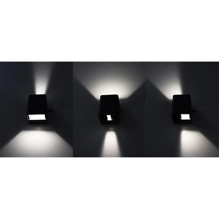 LED Wandleuchte "Fachada"IP54, 2x3,5W, 3000K, warmweiß – Bild 3