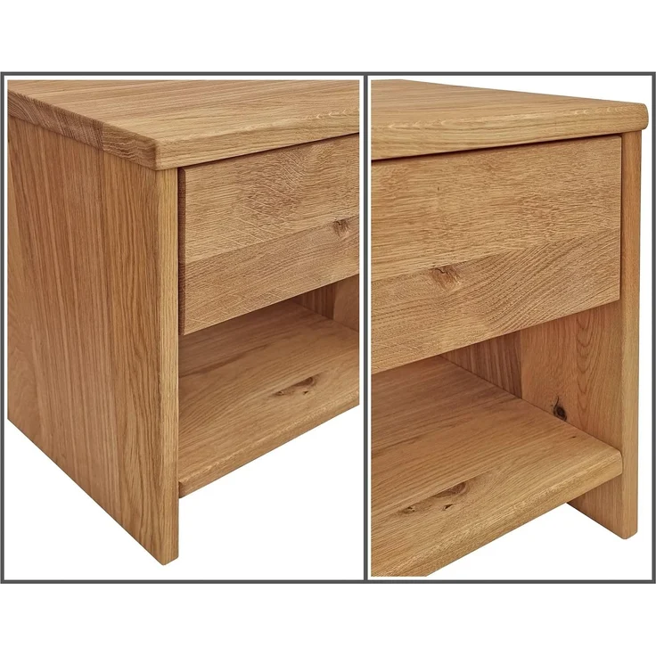 Nachtkommode Nachttisch Nachtschrank Eiche geölt 90.20-K46 – Bild 7