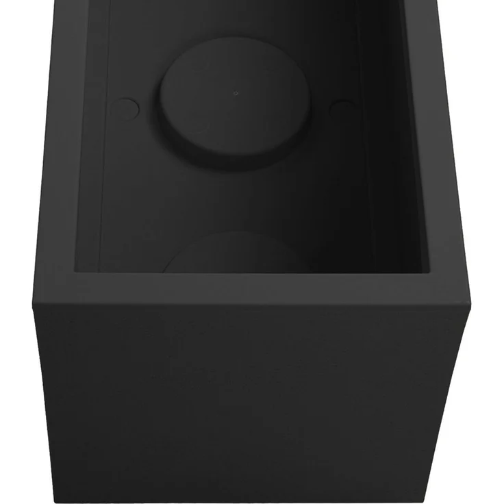 ONDIS24 Blumenkasten Vulkan 57L Gestein/Basalt Optik mit Wasserspeicher Pflanzenkasten, 79.5 x 29.5 x 29.5 (H) cm – Bild 3