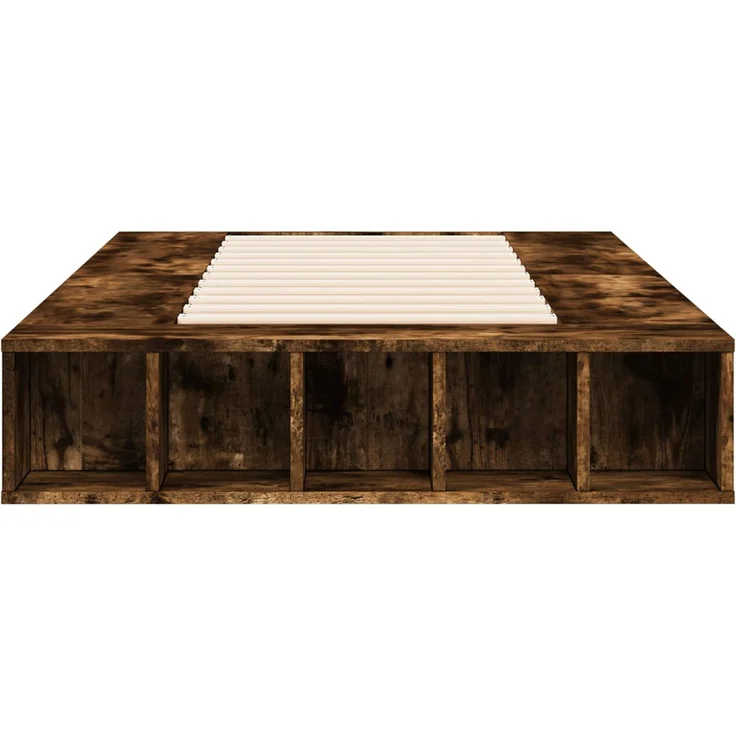 vidaXL Bettgestell mit Stauraum Geräucherte Eiche 80 x 200 cm 3429551 – Bild 4