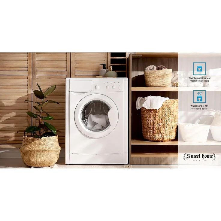 Kissen 2er Set, Kissenfüllung 40x80cm 1500g Weiches Mikrofaser - Kopfkissen Nacken und Kopf - Innenkissen Atmungsaktiv – Bild 8